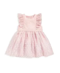 پیراهن ارگانزا‎‎ دخترانه صورتی