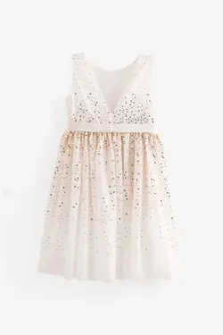 پیراهن توری پولک دار