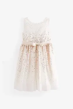 پیراهن توری پولک دار