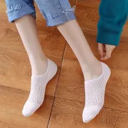 جوراب کالج زیرقوزکی قلاب‌بافی زنانه