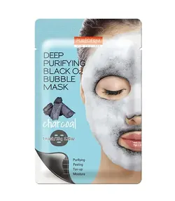 ماسک حبابی زغال پیوردرم صورت ورقی