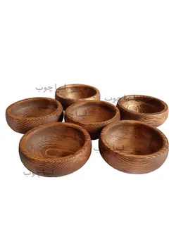 ظرف چوبی آجیل خوری شش عددی