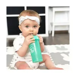 لیوان آبمیوه خوری 360 میل نی دار تویست شیک Twistshake