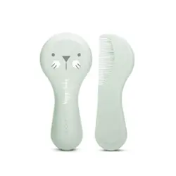 شانه و برس نوزاد سواوینکس Suavinex طرح گربه دارای رنگ‌بندی