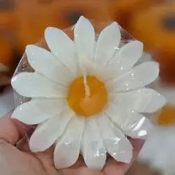 شمع رو آبی مدل افتابگردان