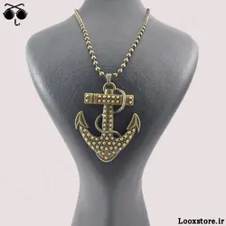 گردنبند طرح لنگر کشتی