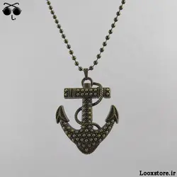 گردنبند طرح لنگر کشتی