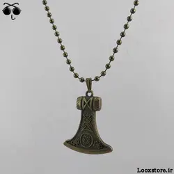 گردنبند طرح تبر وایکینگ ارزان قیمت