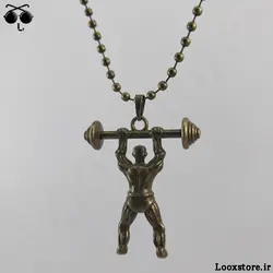 گردنبند طرح بدنسازی زنجیری