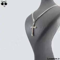 گردنبند صلیب نگین دار پسرانه و دخترانه