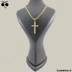 گردنبند صلیب نگین دار پسرانه و دخترانه