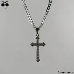 گردنبند صلیب نگین دار پسرانه و دخترانه