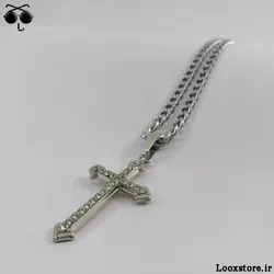 گردنبند صلیب نگین دار پسرانه و دخترانه