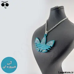 گردنبند آدیداس رنگی نگین دار بزرگ (در 12 مدل جذاب😍)