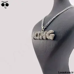 گردنبند گنگ طرح کینگ فول نگین