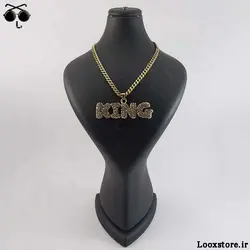 گردنبند گنگ طرح کینگ فول نگین