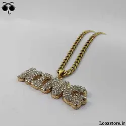 گردنبند گنگ طرح کینگ فول نگین