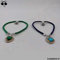 دستبند دخترانه مدل آسانسوری آویز قلب