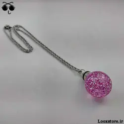 گردنبند گوی شیشه ای اکلیلی
