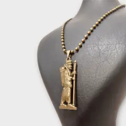 گردنبند طرح سرباز هخامنشی