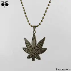 گردنبند زنجیری طرح برگ ارزان