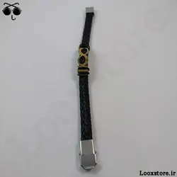 دستبند بینهایت چرمی طلایی