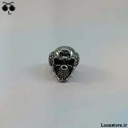 انگشتر خفن جمجمه مدل دلقک (شبرنگ)