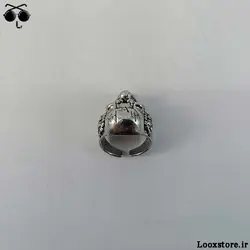 انگشتر خفن جمجمه مدل دلقک (شبرنگ)