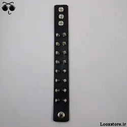 دستبند گنگ اسپایک دار دو ردیف