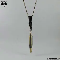 گردنبند فندک بنزینی با طرح فشنگ (گلوله)