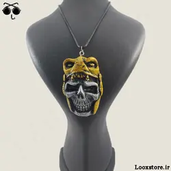 گردنبند لاتی اسکلت با ماسک هیولا