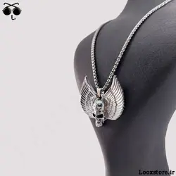 گردنبند گنگ مدل اسکلت پرنده نقره ای!