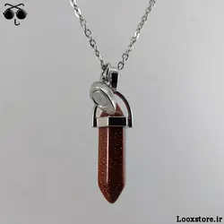 گردنبند ست عاشقانه منشوری سنگ دلربا