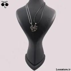 گردنبند ست عاشقانه قلب مگنتی صد زبان دوست دارم ❤️