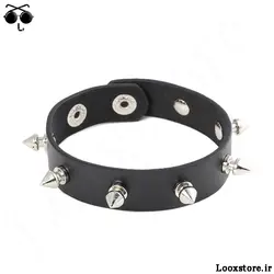 دستبند یه ردیف اسپایکی با اسپایک های فلزی