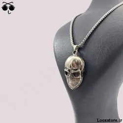 گردنبند مدل آدم فضایی با زنجیر استیل