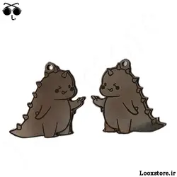 گردنبند ست کیوت کاپلی مدل دایناسور