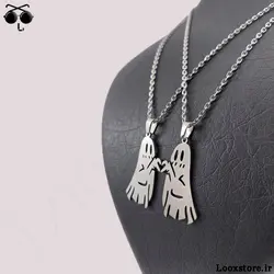گردنبند ست دونفره بامزه مدل روح های عاشق!