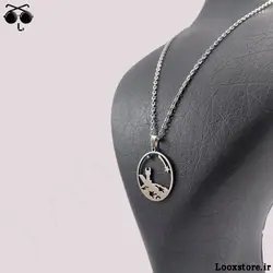 گردنبند ست طرح شازده کوچولو استیل