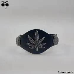 دستبند چرمی حرفه ای مدل برگ!