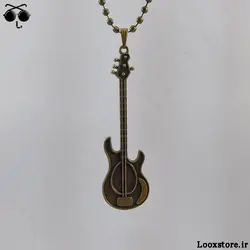 گردنبند طرح گیتار مردانه و زنانه ارزان