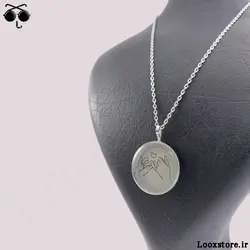 گردنبند عاشقانه شب تاب مدل دست