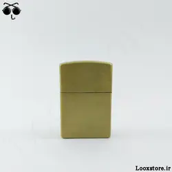 فندک طرح زیپو اسکلتی طلایی و نقره ای