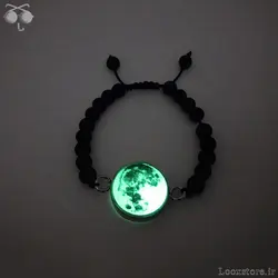 دستبند ماه شب تاب مهره ای (سبز شو)