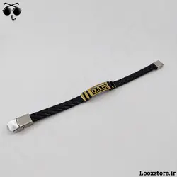 دستبند دخترانه چرمی طرح کوئین (Queen)