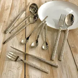 سرویس قاشق چنگال کریستوفر ۱۵۷ پارچه ۳۰ نفره نقره ای