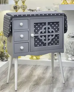 میز اتو و جای چرخ خیاطی طرح TV