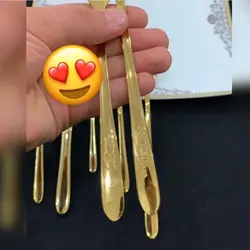 سرویس قاشق چنگال زولینگن اصل آلمان 24 نفره 120 پارچه تمام طلایی براق