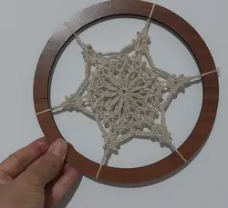 دریم کچر قلاب بافی کرم (ماندلا) بانخ مرسریزه سایز ۱۹