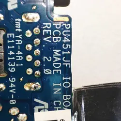 برد جک صدا به همراه USB – لپ تاپ ایسوز PU 451J